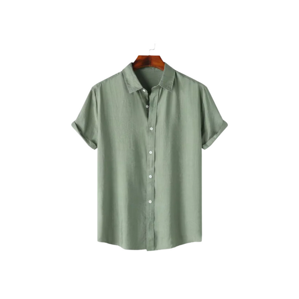 Cedar Leafs | Linen Shirt