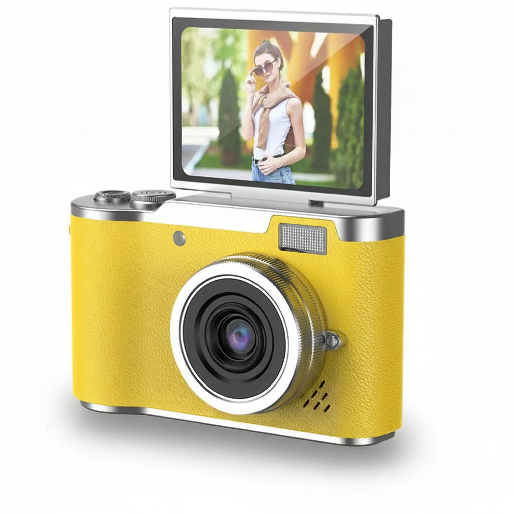 4K Digital Camera with Flip Screen - 48MP, 8X Zoom Compact Photo & Video Camera