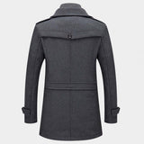 Men’s Two-Piece Wool Blend Winter Coat