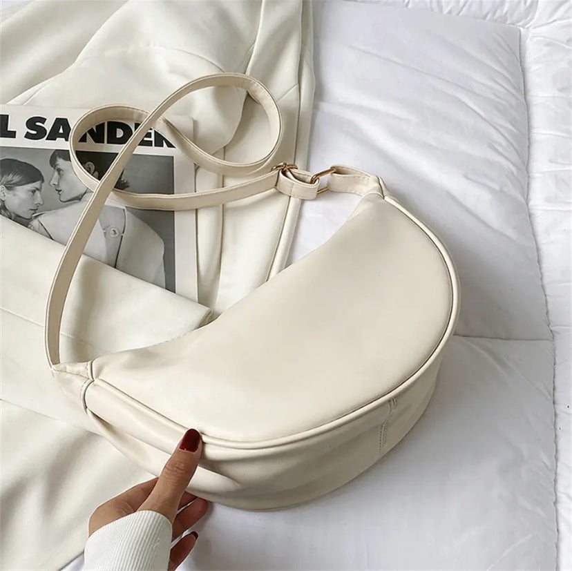 Women's Half Moon Purse and Cross Body Bag