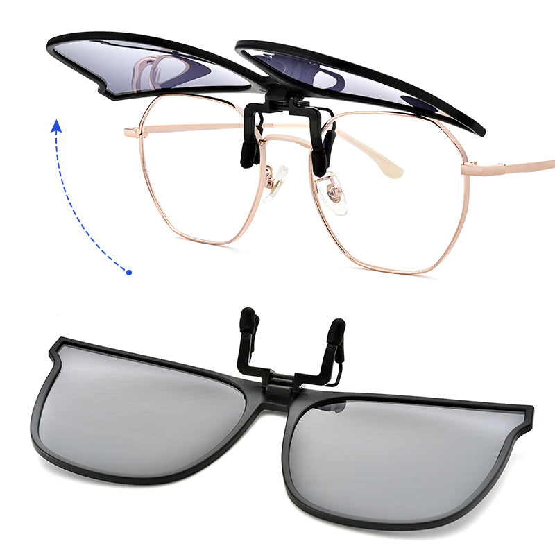 Nuovi occhiali da sole polarizzati con clip-on