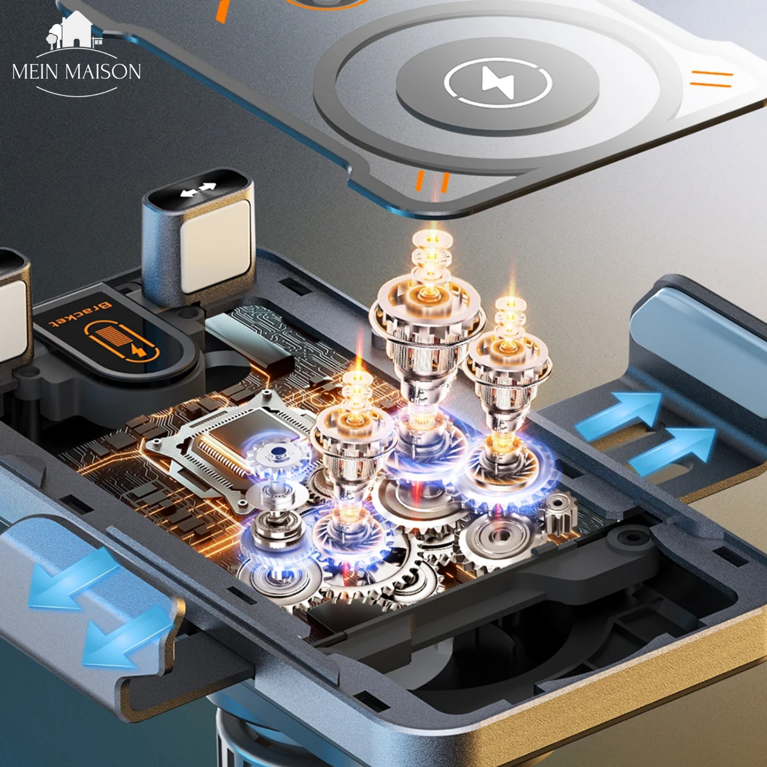 PowerDrive Pro – Secure Charging and Navigation While Driving
