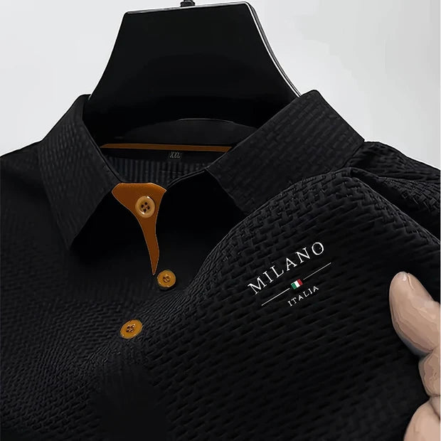 Textured Polo Shirt for Men