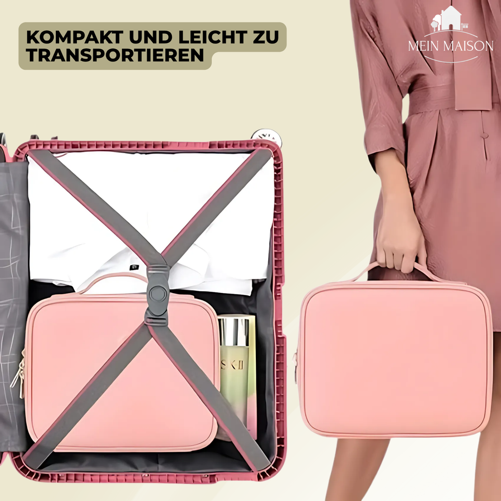 Multi-Compartment Cosmetic Bag - Stay Organized Anywhere