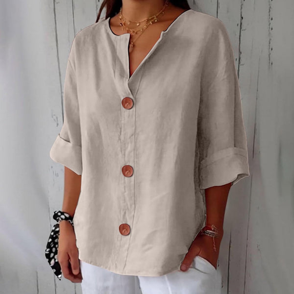 Sophia | Relaxed Linen Blouse
