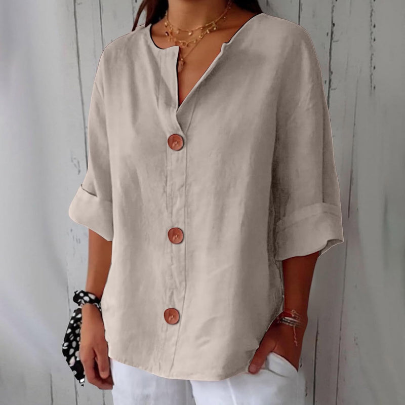 Sophia | Relaxed Linen Blouse