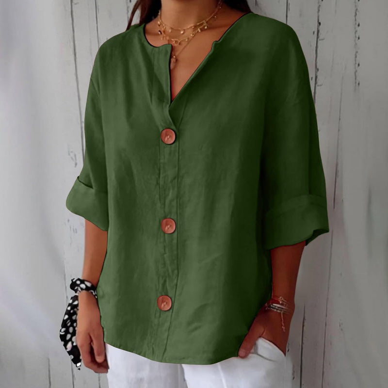 Sophia | Relaxed Linen Blouse