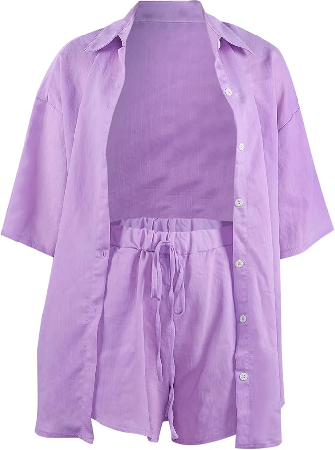 Women's Linen Two-Piece Set for Versatile Styling