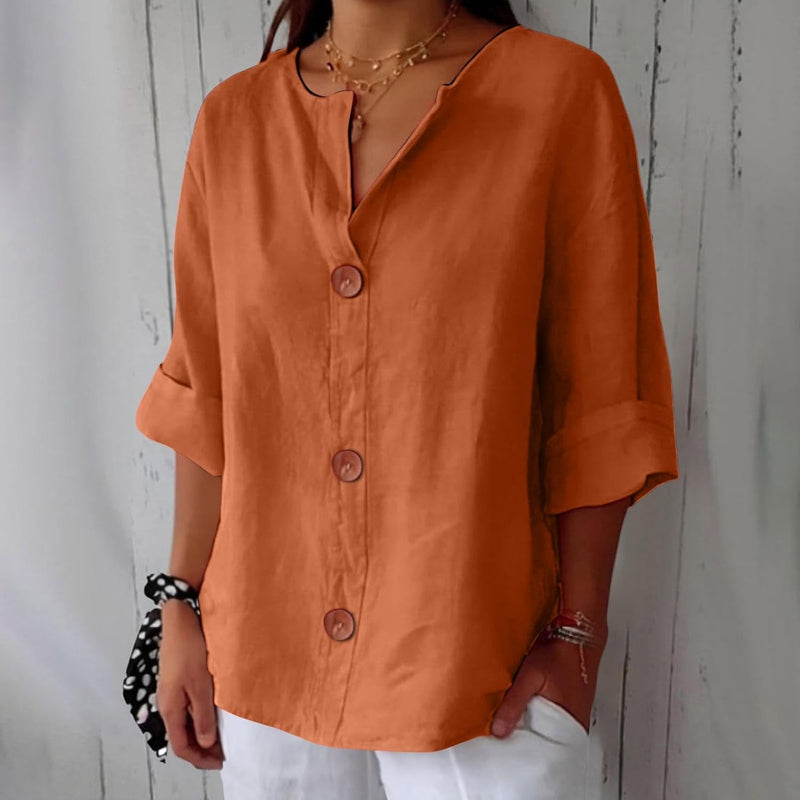 Sophia | Relaxed Linen Blouse