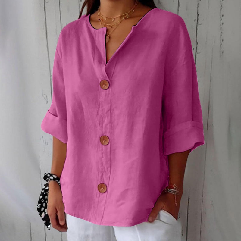 Sophia | Relaxed Linen Blouse
