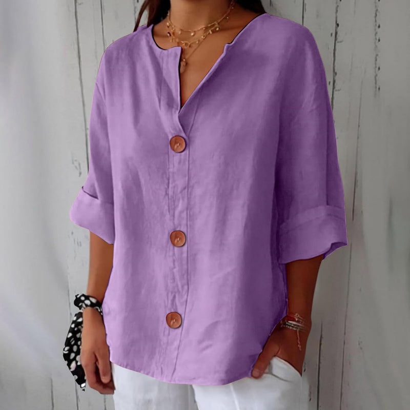 Sophia | Relaxed Linen Blouse