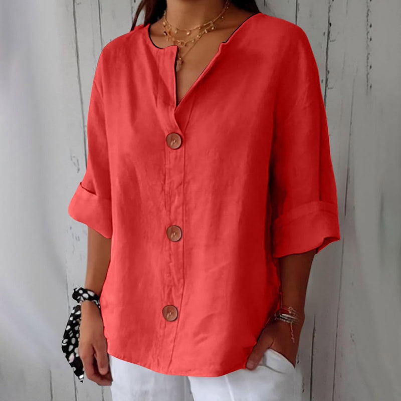 Sophia | Relaxed Linen Blouse