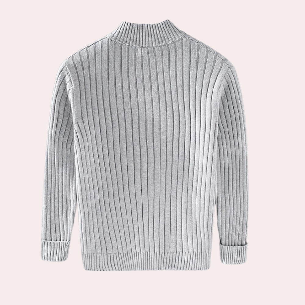 Cardigan Uomo con Zip in Maglia – Maglieria Casual Moderna