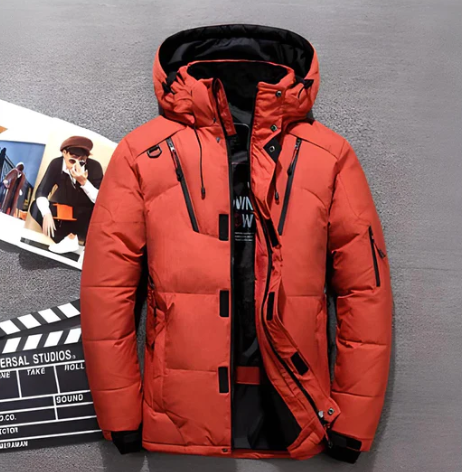 Men's Down Puffer Jacket - Lightweight Autumn, Winter Jacket