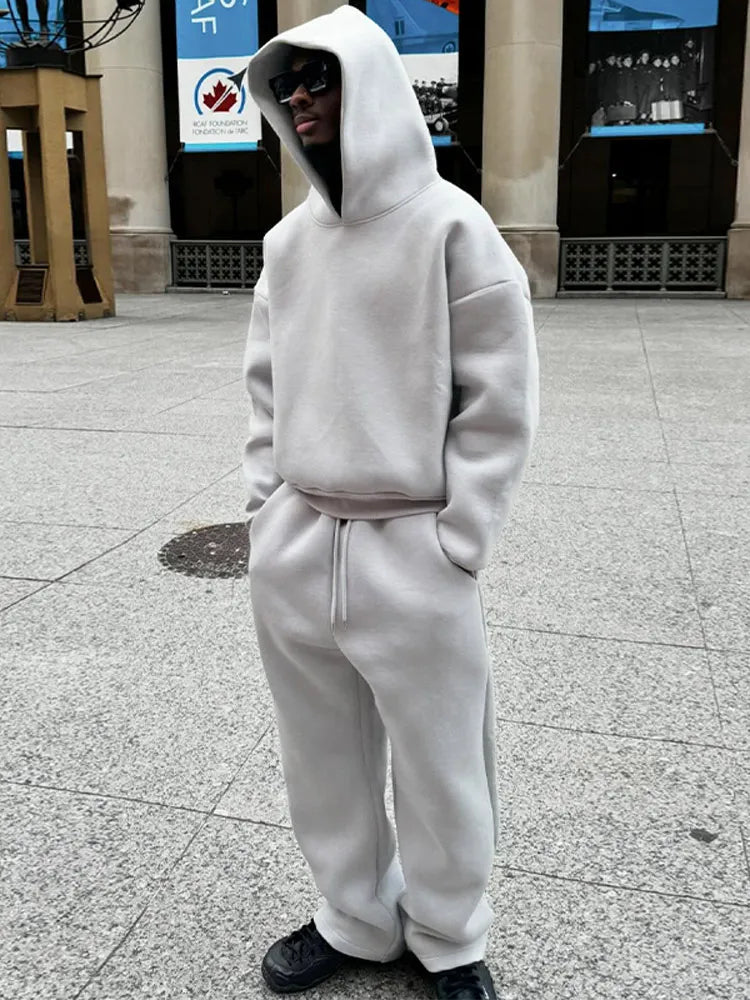 Men's Oversized Tracksuit | Hoodie and Joggers Set