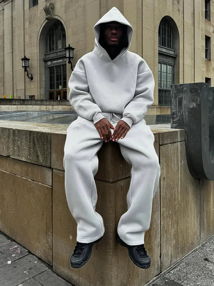 Men's Oversized Tracksuit | Hoodie and Joggers Set