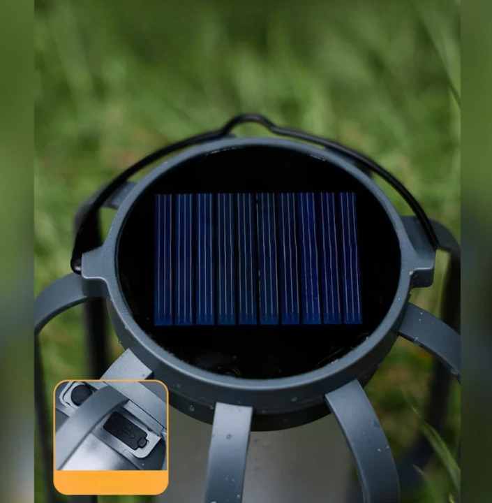 Solární lucerna Solar Flame s realistickým efektem plamene