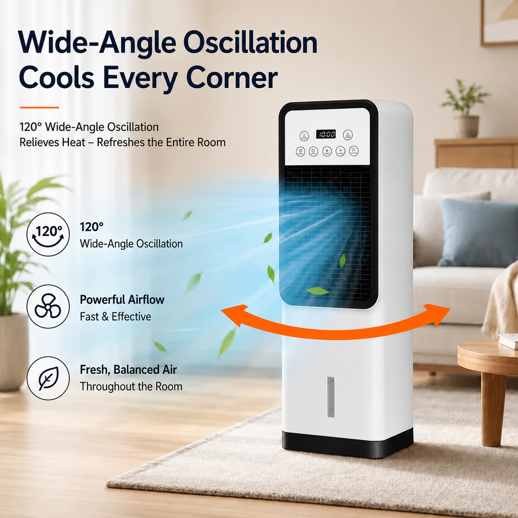 4-in-1 Portable Air Conditioner with Remote Control