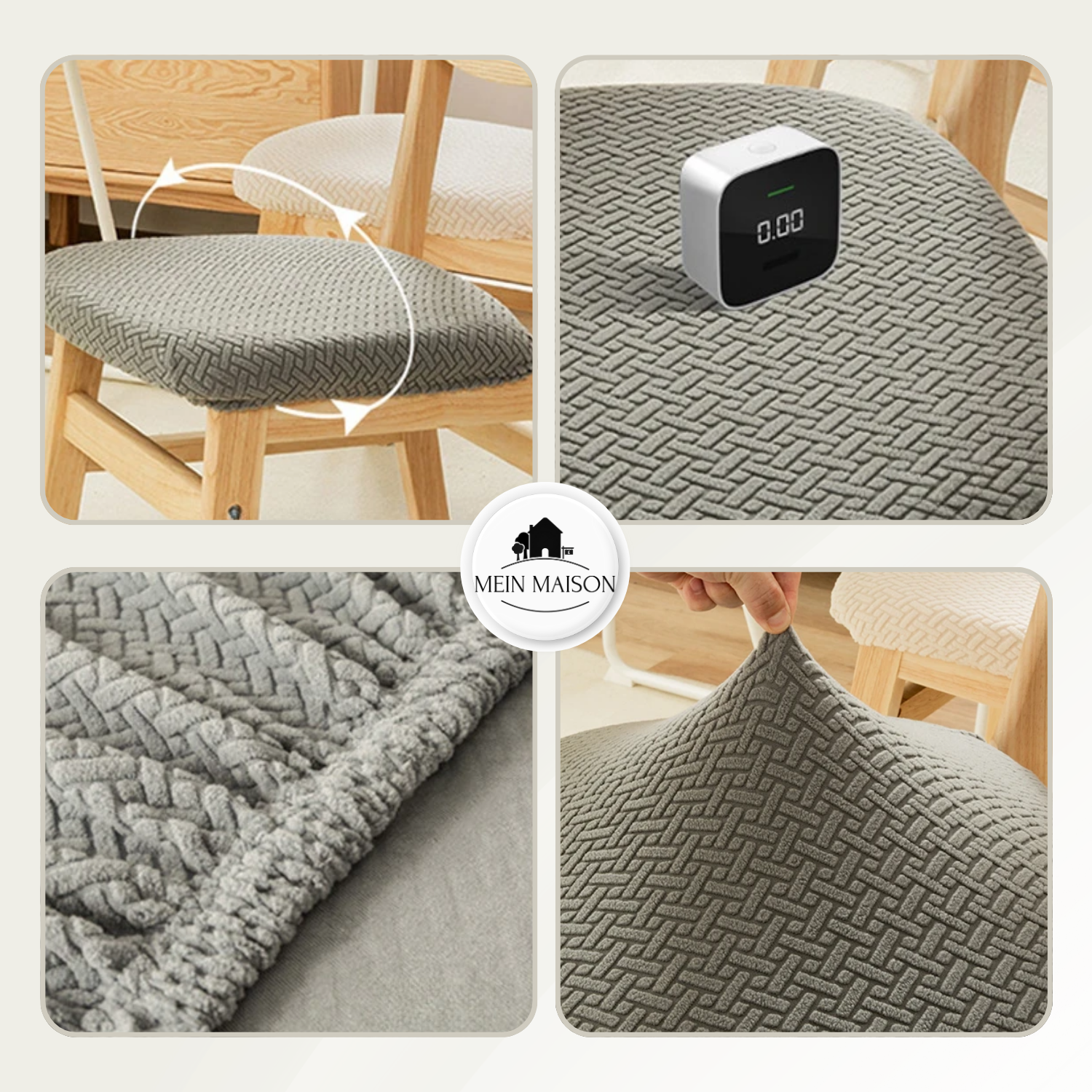 2+2 FREE | Stylish Chair Covers – Elegant Protection for Your Furniture!