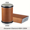 DuoCut Sharpening Stone Set | Diamond Stone with Magnetic Holder | 15° & 20° Sharpening Angles | Wood & Metal