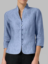 Women's Chambray Blouse – Effortless Style & Comfort