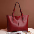 Borsa a spalla grande metallizzata da donna