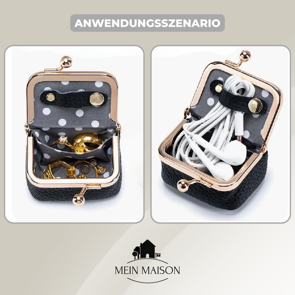 Portable Mini Jewelry Box - Elegant Travel Organizer