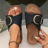 Women’s Cork Sandals – Stylish Summer Slip-Ons