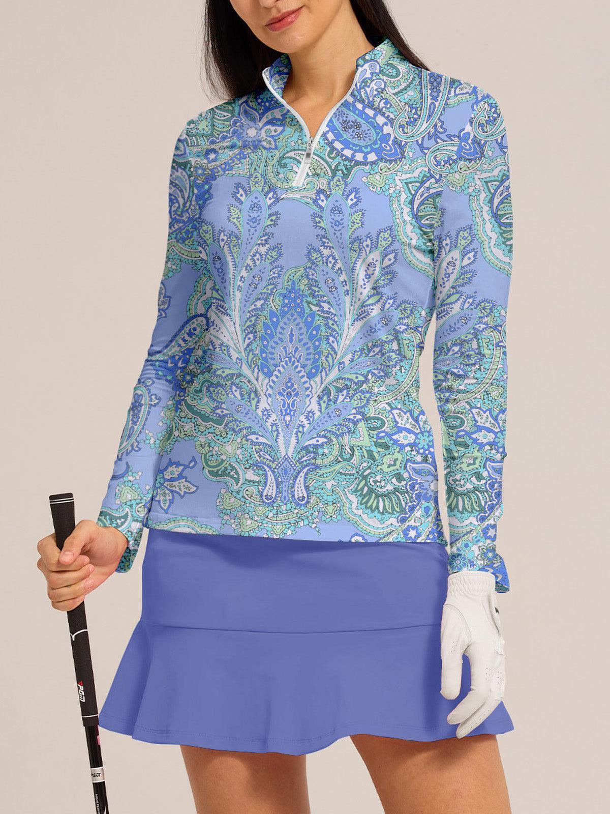 Women’s Lightweight UPF50 Golf Quarter-Zip Pullover