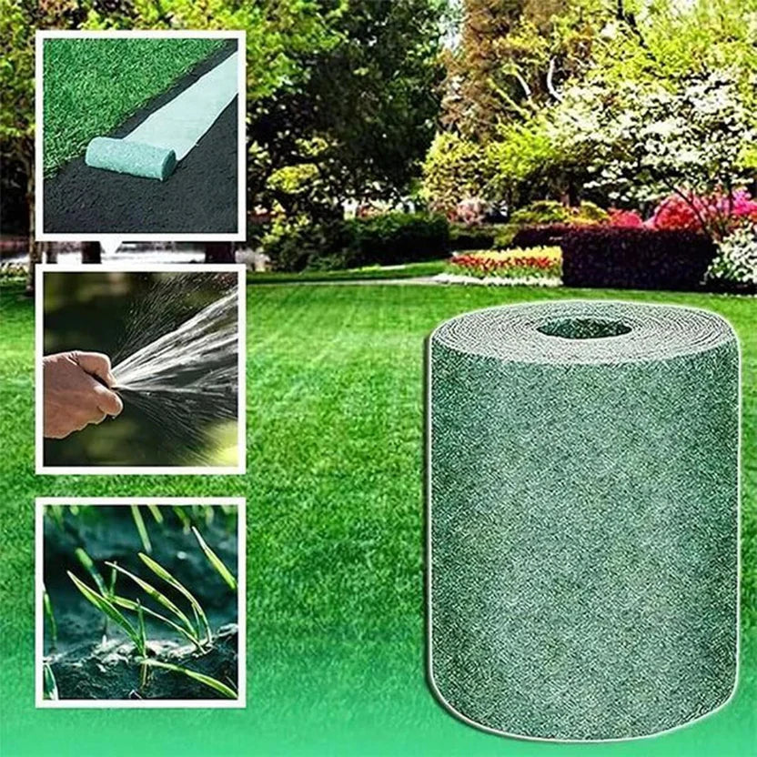 Organic Grass Seed Mat Double Pack | Simply Roll Out & Let the Grass Grow