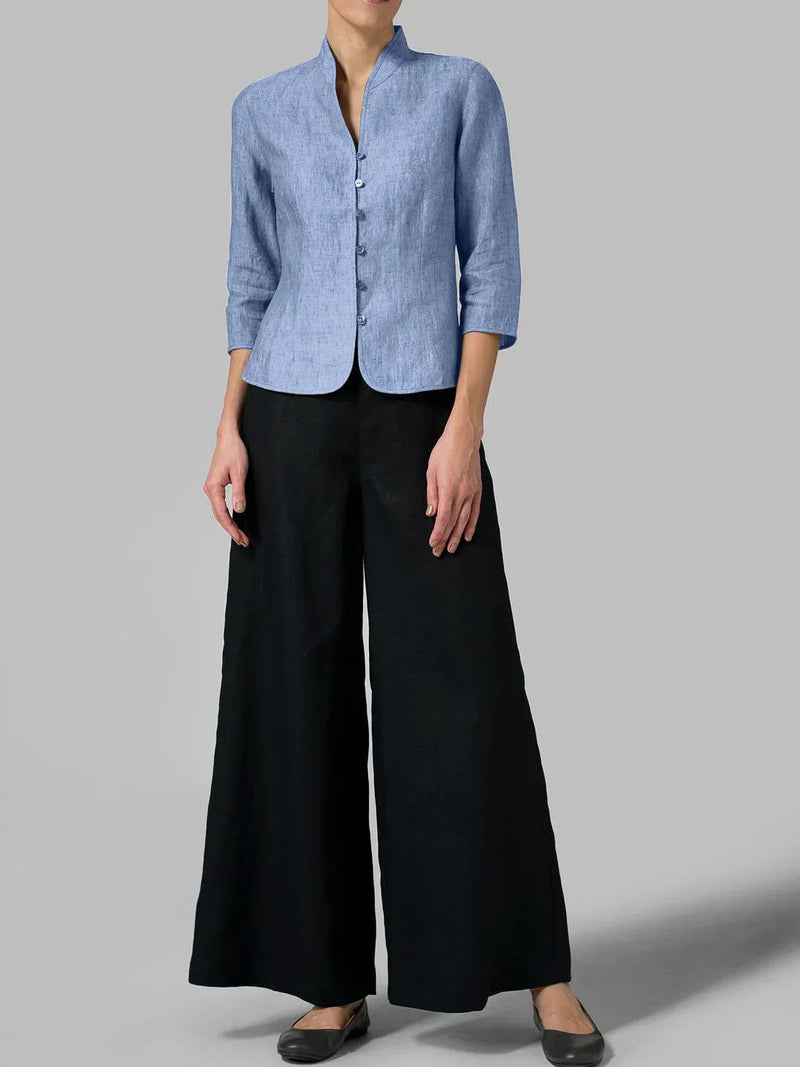 Women's Chambray Blouse – Effortless Style & Comfort