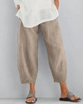 Casual Cropped Trousers