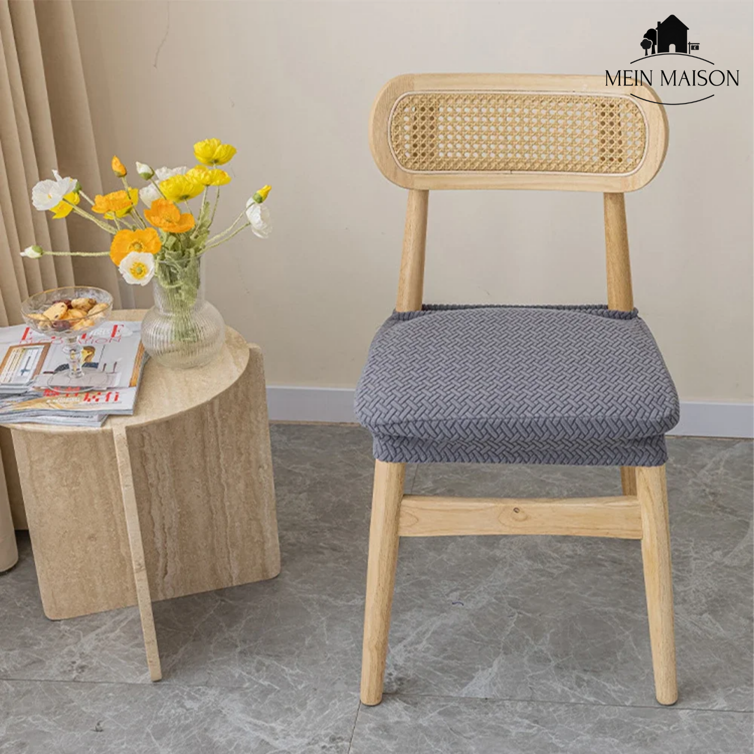 2+2 FREE | Stylish Chair Covers – Elegant Protection for Your Furniture!