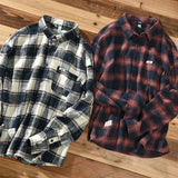 Millstone Plaid Shirt for Men – Long Sleeve Casual Checked Shirt