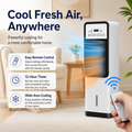4-in-1 Portable Air Conditioner with Remote Control