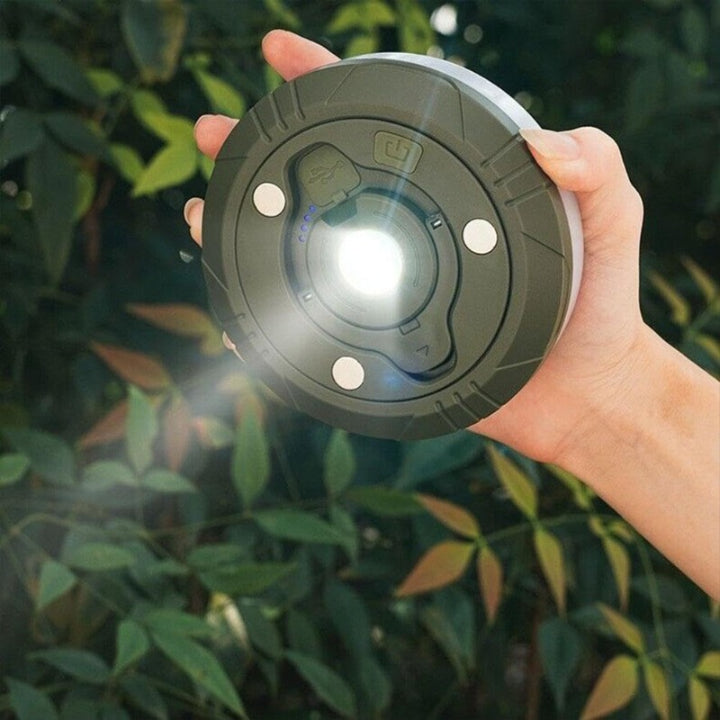 Campinglampe mit 10m RGB-Lichterkette – Atmosphäre & Sicherheit für jeden Trip -   Mivoza Deutschland