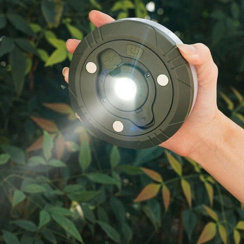 Campinglampe mit 10m RGB-Lichterkette – Atmosphäre & Sicherheit für jeden Trip -   Mivoza Deutschland