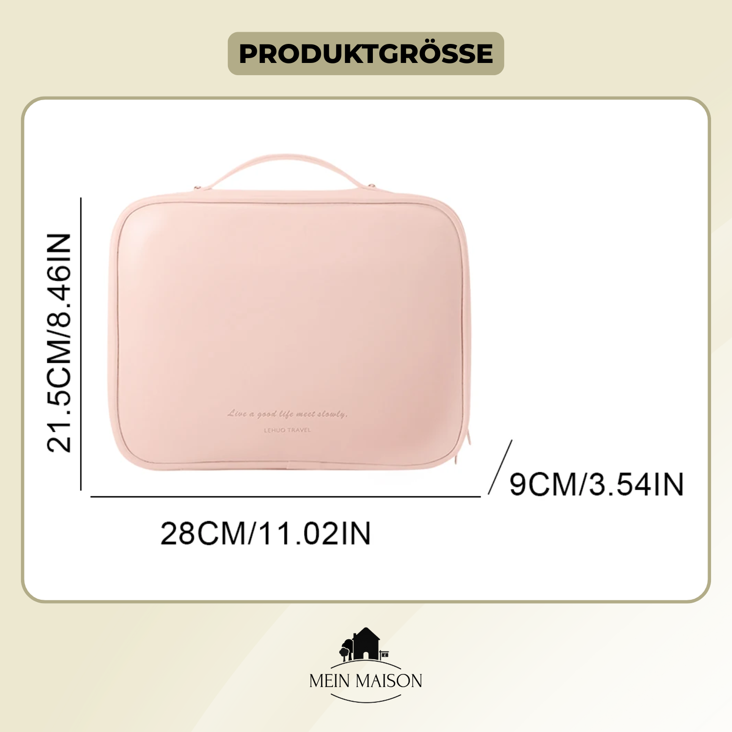 Multi-Compartment Cosmetic Bag - Stay Organized Anywhere
