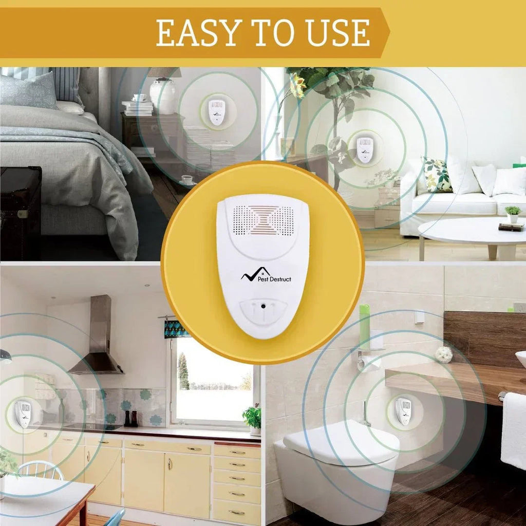 Ultrasonic Bed Bug Repeller - Get Rid of Bed Bugs in 48 Hours