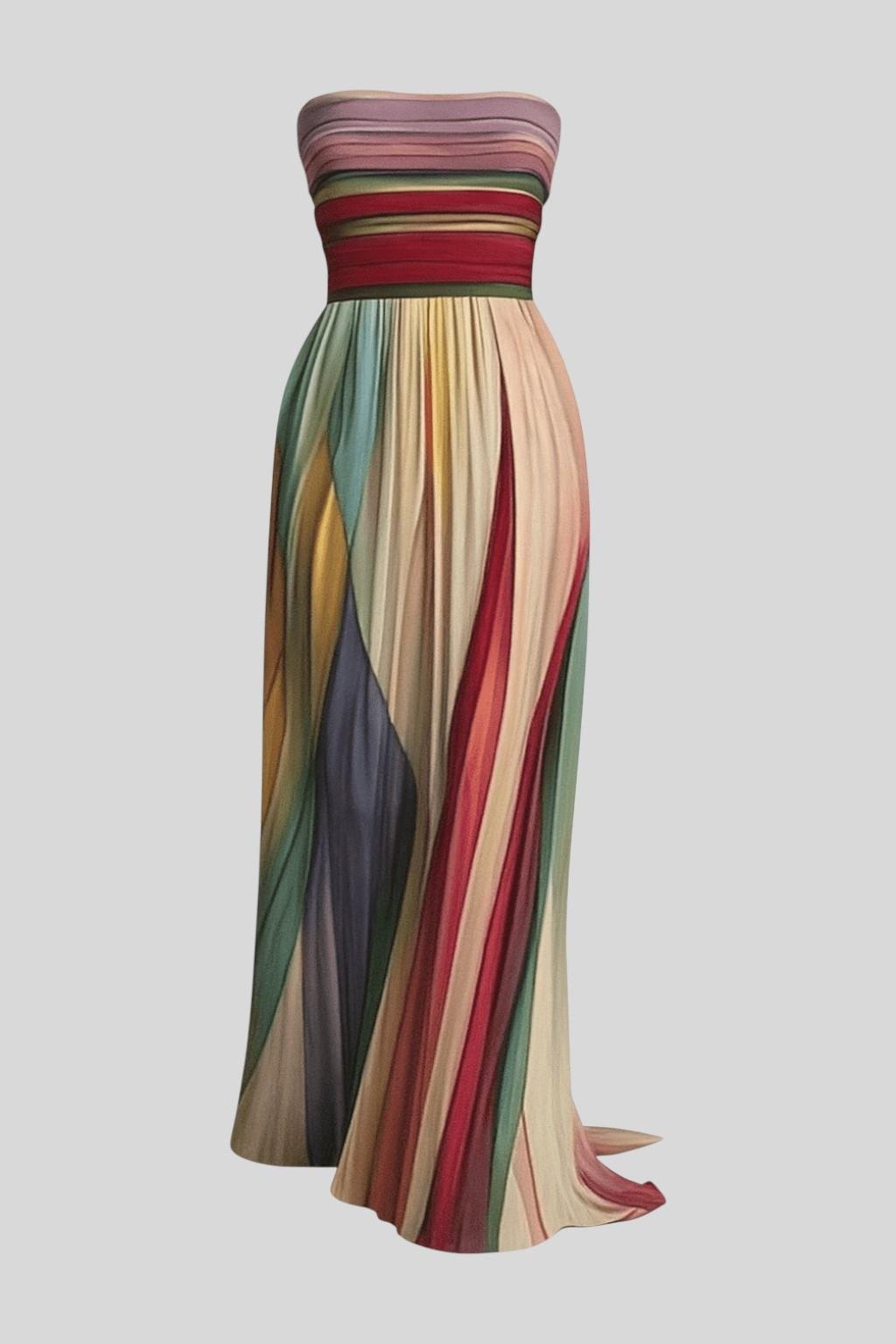 Abito lungo da donna - Abito estivo elegante e lungo | Vestibilità casual e ariosa