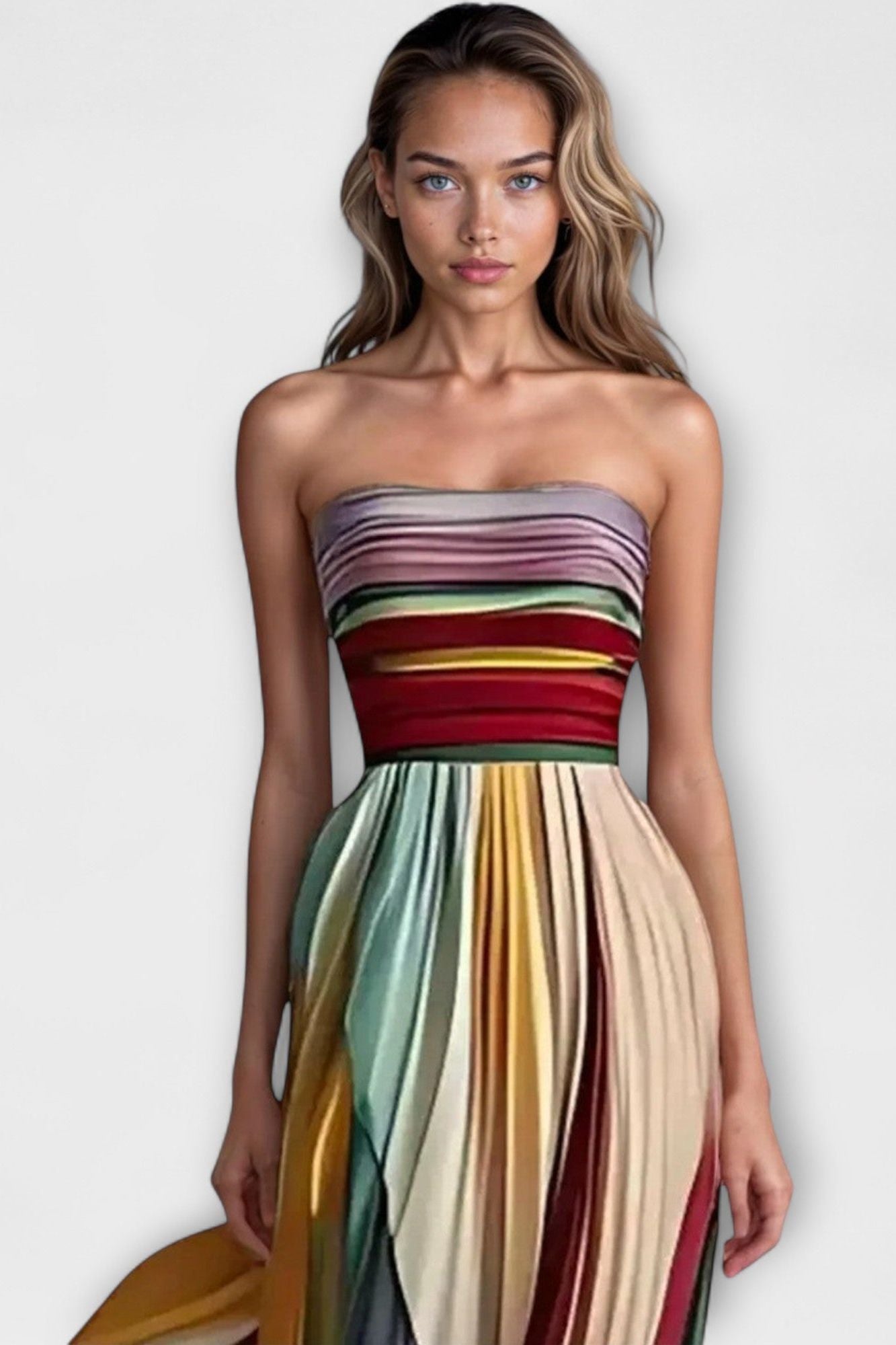 Abito lungo da donna - Abito estivo elegante e lungo | Vestibilità casual e ariosa