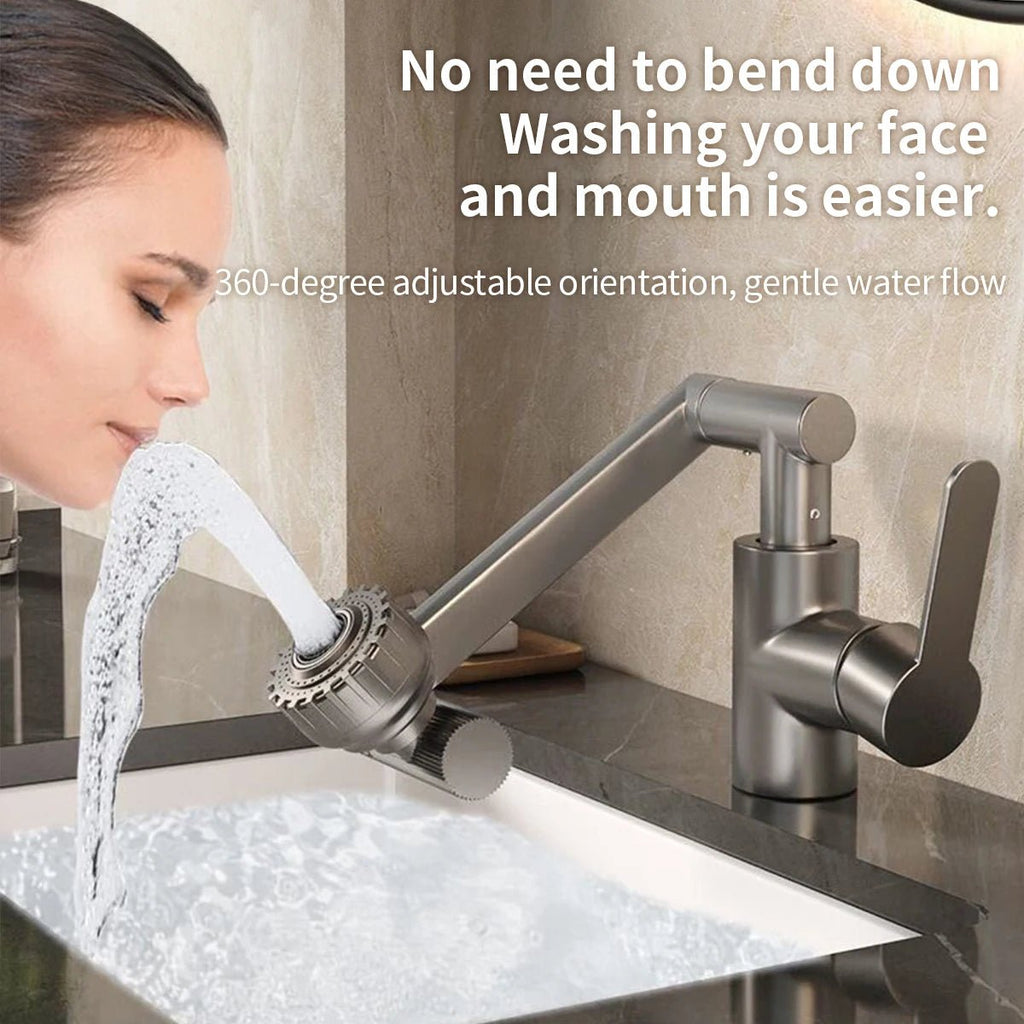 Kitchen Faucet with Flexible Arm  360 Swivel Multi-Mode Spray - Product detail 6