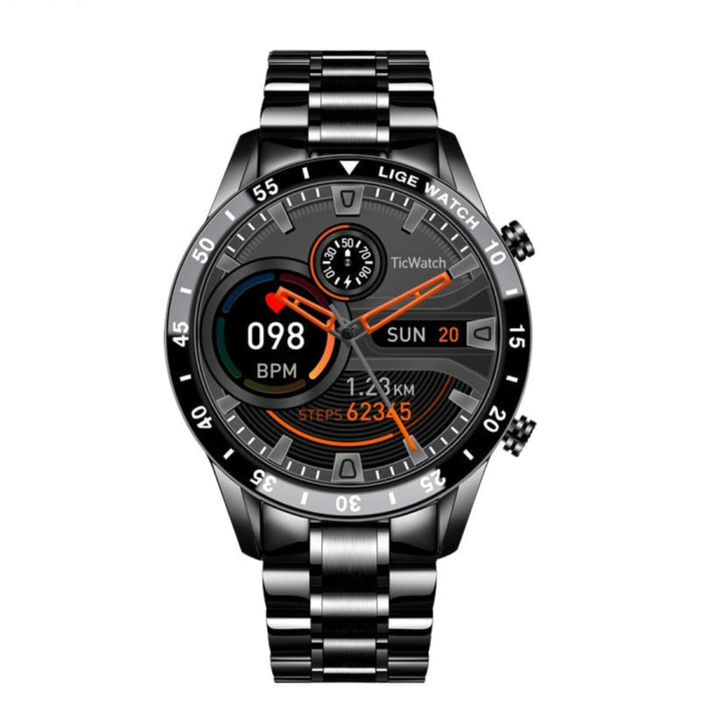 Stainless Steel Smart Watch  AMOLED Display with 4G Connectivity - Detailed view