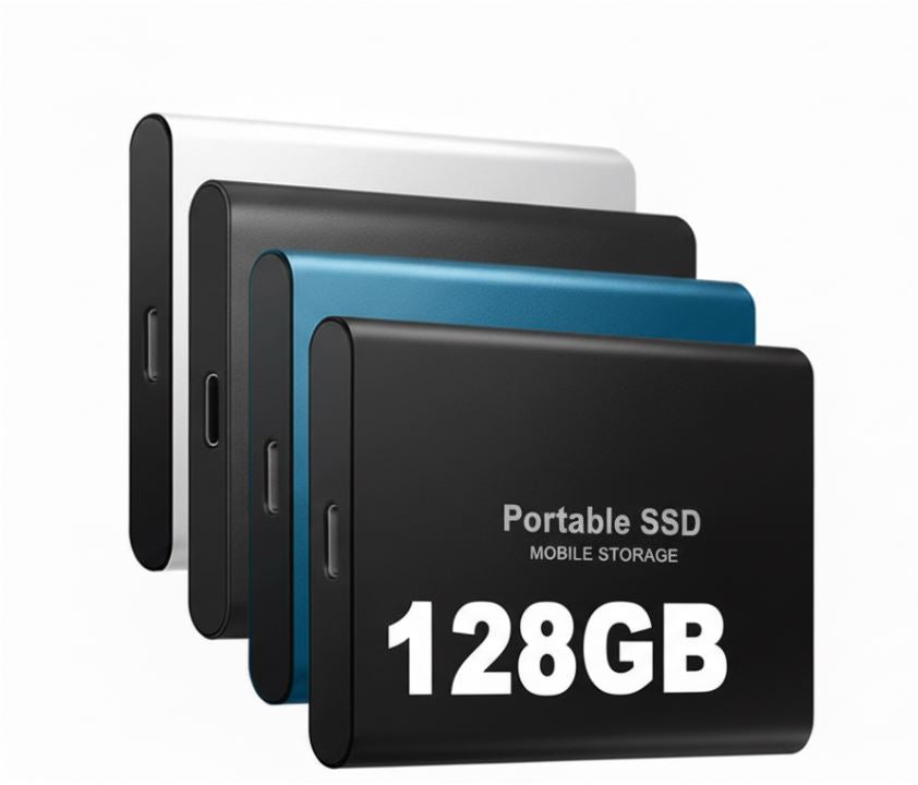 Ultra-fast 128GB SSD with compact and robust design
