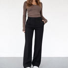Beau | High-Waist Pantalon Met Rechte Pijpen1
