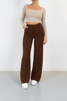 Beau | High-Waist Pantalon Met Rechte Pijpen4