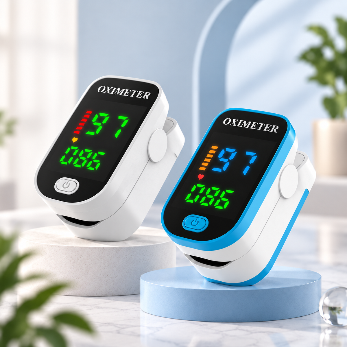Painless Portable LED Blood Glucose Monitor