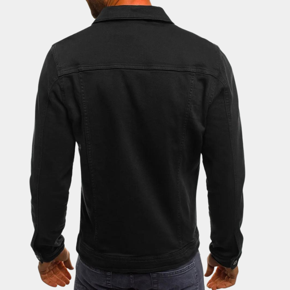 Giacca di Jeans Casual da Uomo - Stile Senza Tempo e Comfort Quotidiano