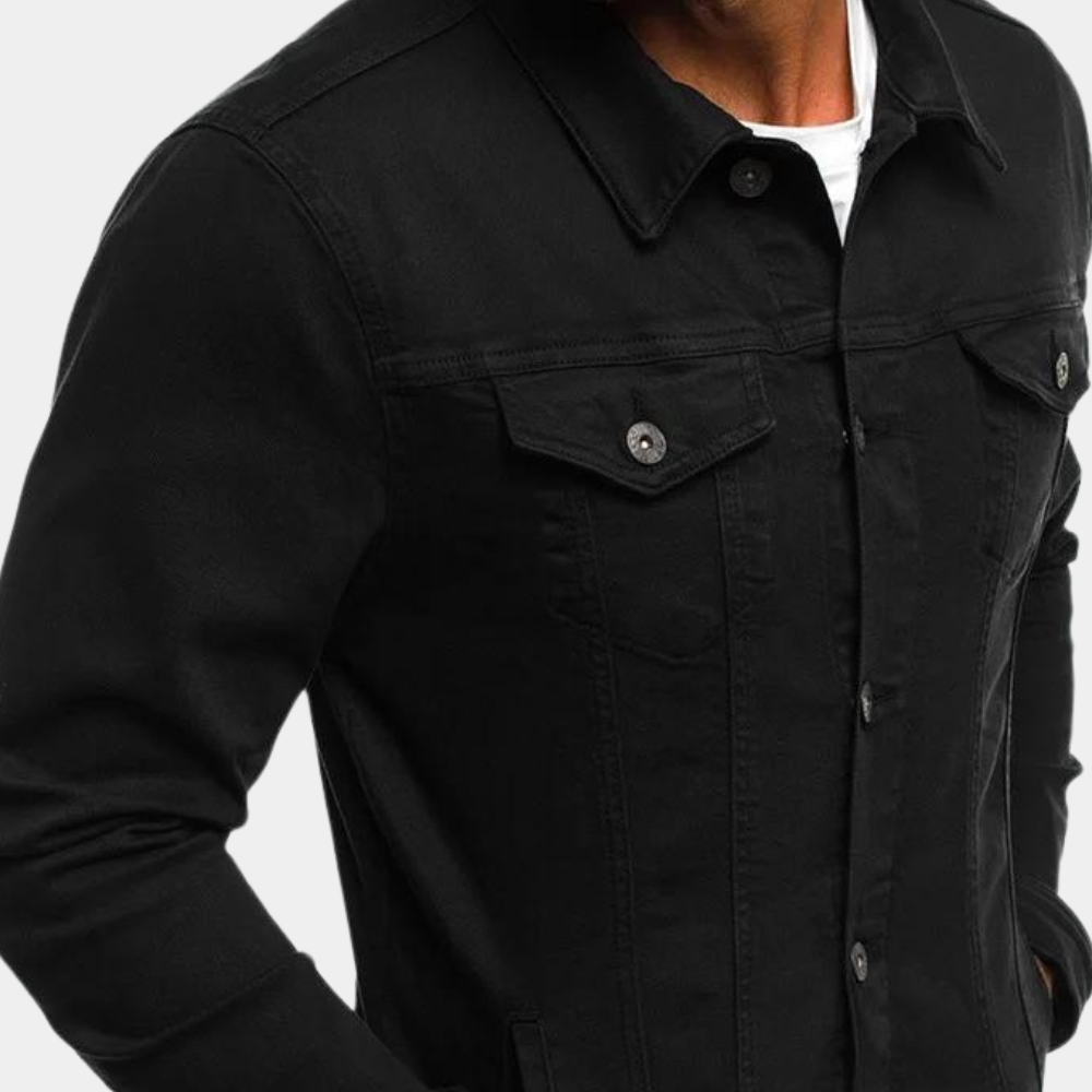 Giacca di Jeans Casual da Uomo - Stile Senza Tempo e Comfort Quotidiano