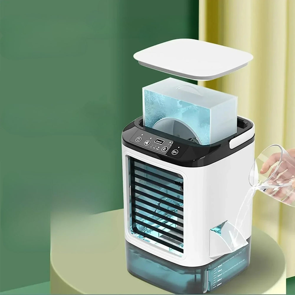 3-in-1 Air Cooler — Cooling, Ventilating & Humidifying, 900 ml Tank